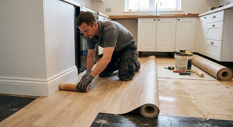 Sheet Linoleum Installation in Maitland, FL